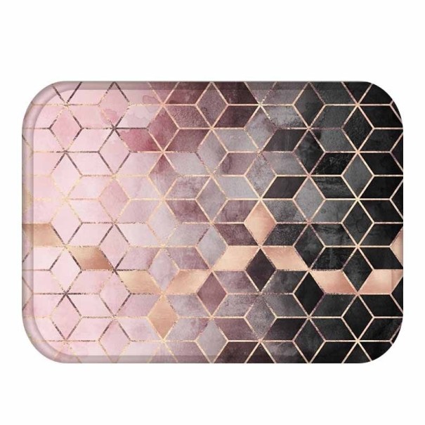 Alfombra de baño con mosaico 11