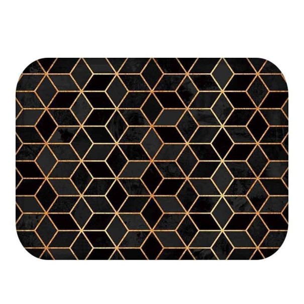 Alfombra de baño con mosaico 1