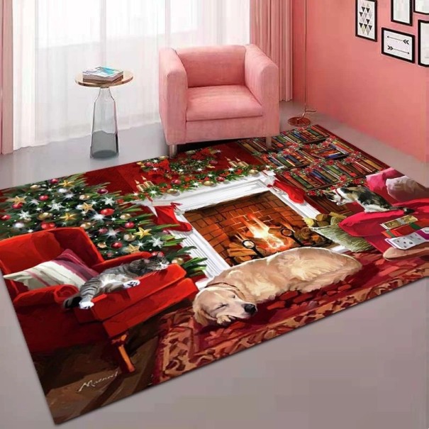 Alfombra navideña 80x120 cm 14