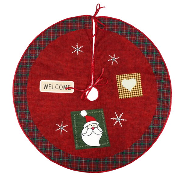 Alfombra para árbol de Navidad de 60 cm 5