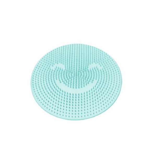 Alfombrilla de baño de masaje redonda turquesa
