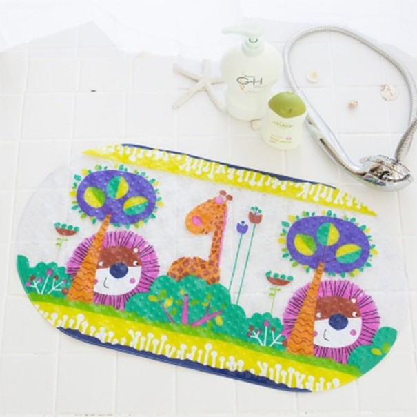 Alfombrilla de ducha antideslizante con animales 5