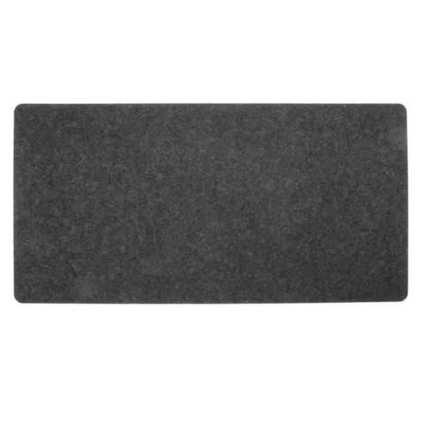 Alfombrilla de fieltro para ratón y teclado gris
