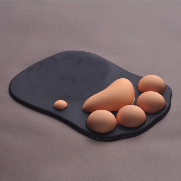 Alfombrilla de ratón con soporte ergonómico para muñecas K2495 negro