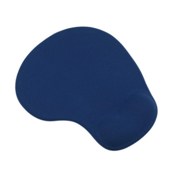 Alfombrilla de ratón con soporte para la mano azul oscuro