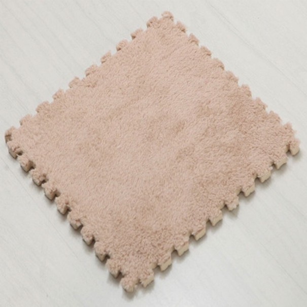 Alfombrilla de rompecabezas 10 uds. beige