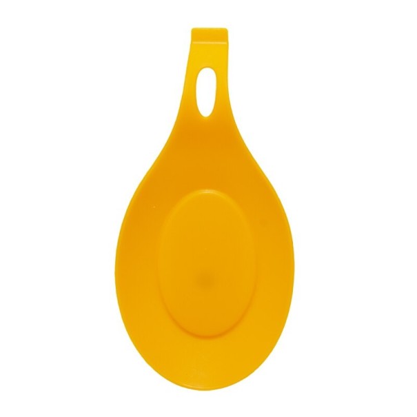 Alfombrilla de silicona para cucharón naranja