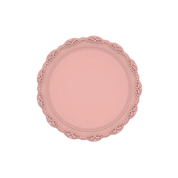 Alfombrilla de silicona para sellar con cera Posavasos para sellar con cera Accesorios para sellar con cera rosa