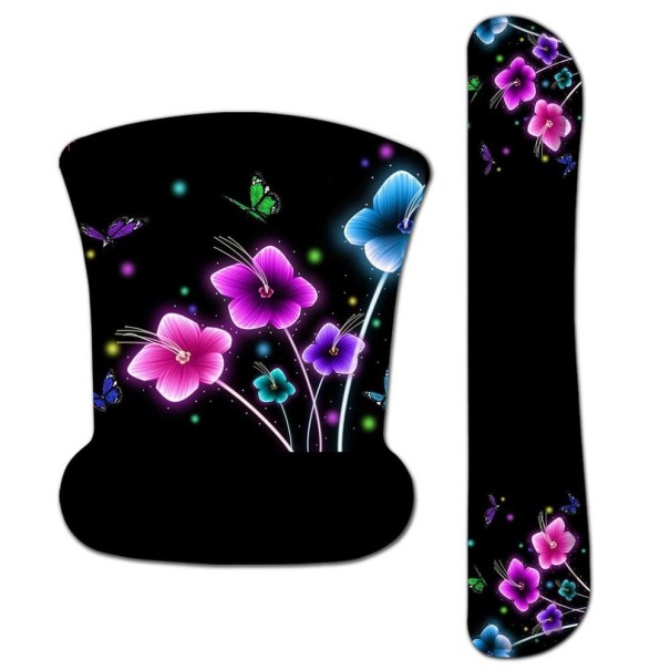 Alfombrilla ergonómica para ratón con soporte para muñeca para teclado K2544 8