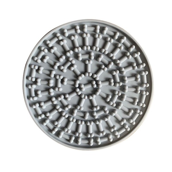 Alfombrilla para lamer para perros y gatos C806 gris