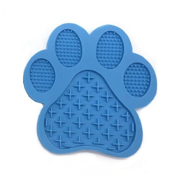 Alfombrilla para lamer para perros y gatos C894 azul