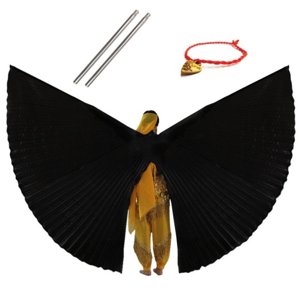 Ali per danze del ventre divise nero