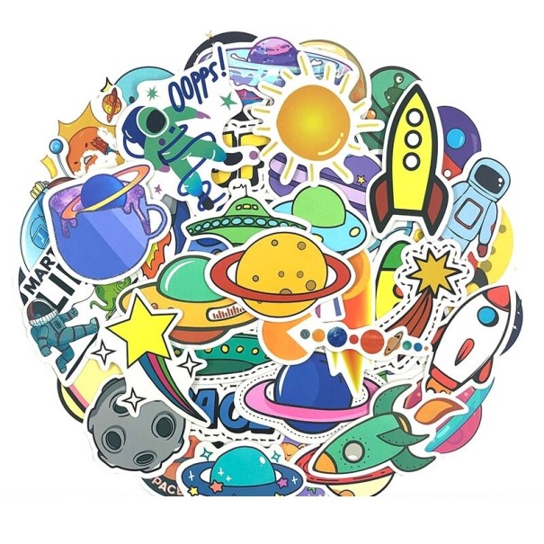 Alien klistermærker 50 stk E187 4