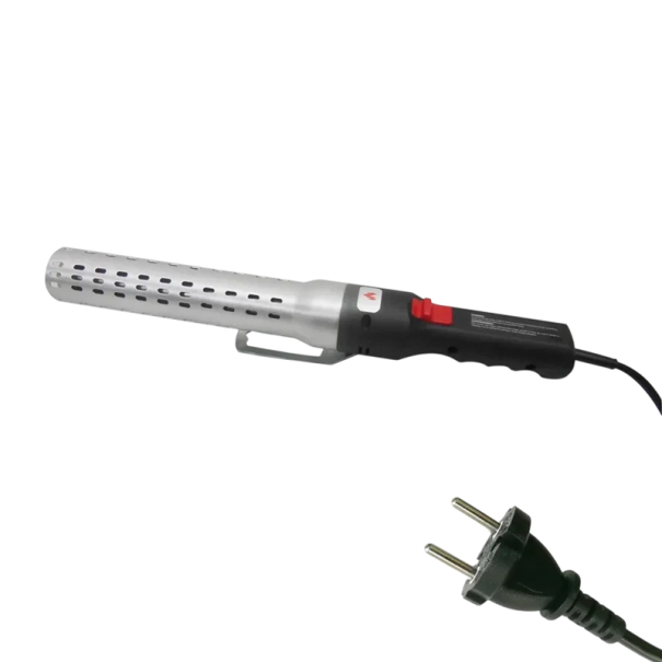 Allume-feu électrique pour charbon de bois 2000 W 230 V 600 °C Démarreur de briquettes avec ventilateur Allume-feu à air chaud pour barbecue 1