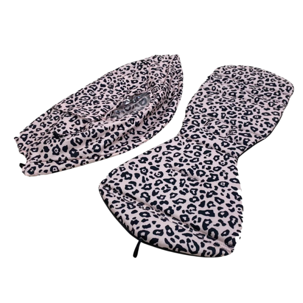 Almofada e proteção solar para o carrinho Babyzen YOYO com padrão moderno de leopardo Acessório universal para conforto e proteção do bebé 1