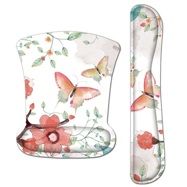 Almofada ergonómica para rato com apoio para pulsos para teclado K2520 7