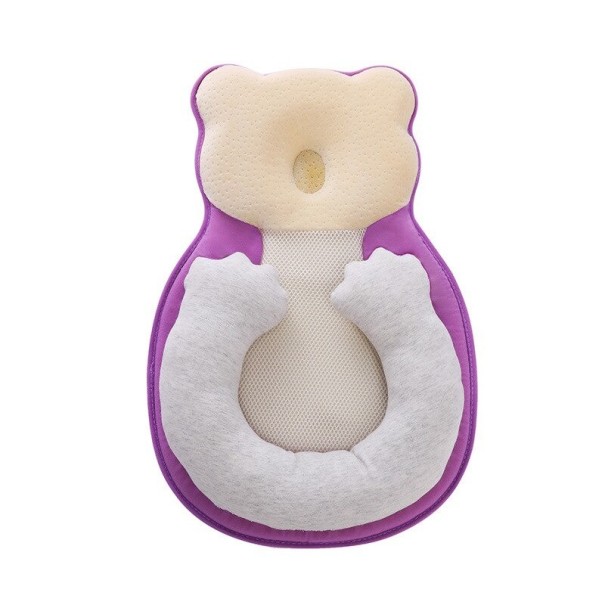 Almofada macia para bebés urso A2268 roxo