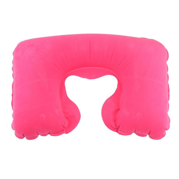 Almohada de cuello inflable J929 rosa oscuro