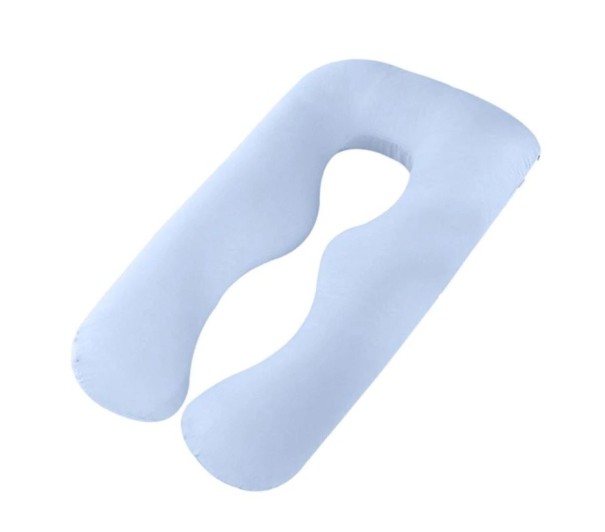 Almohada de embarazo azul claro