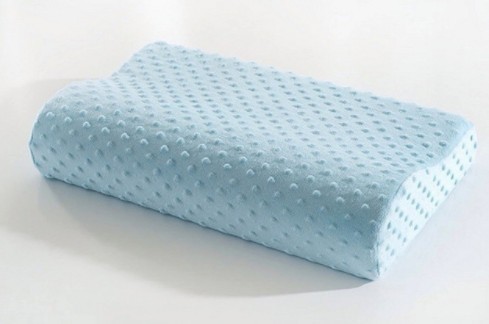 Almohada de espuma de látex J2243 azul claro