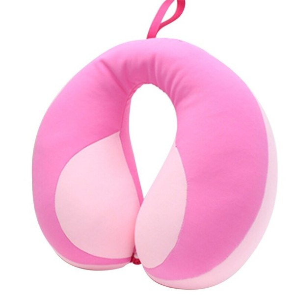 Almohada de viaje para niños rosa