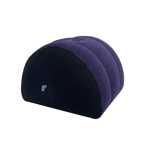 Almohada inflable portátil multifuncional de 35 x 35 cm, almohada ergonómica de apoyo para viajes, descanso para piernas, espalda, brazos, compacta 1