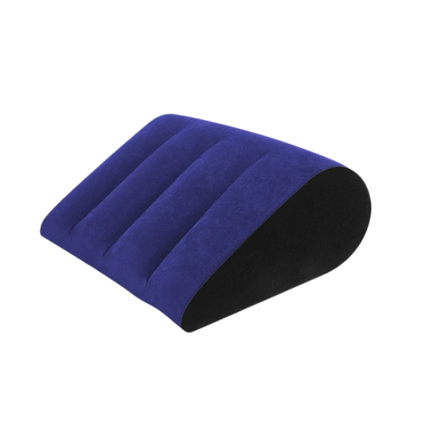 Almohada inflable portátil multifuncional, soporte ergonómico para viajes, oficina, hogar, relajación, piernas, espalda, reposabrazos, 45 x 35 x 17 cm 1