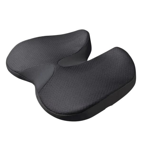 Almohada ortopédica antideslizante de espuma viscoelástica 45x35x5 cm Alivio del dolor de coxis, espalda y próstata Cojín de asiento para silla 1