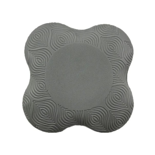 Almohadilla reforzada para rodillas y codos para yoga, soporte portátil de espuma para rodillas, colchoneta deportiva para ejercicios de fitness y entrenamiento en casa. gris
