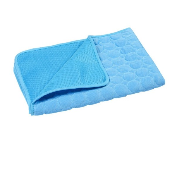 Almohadilla refrescante para perros y gatos 100 x 70 cm azul