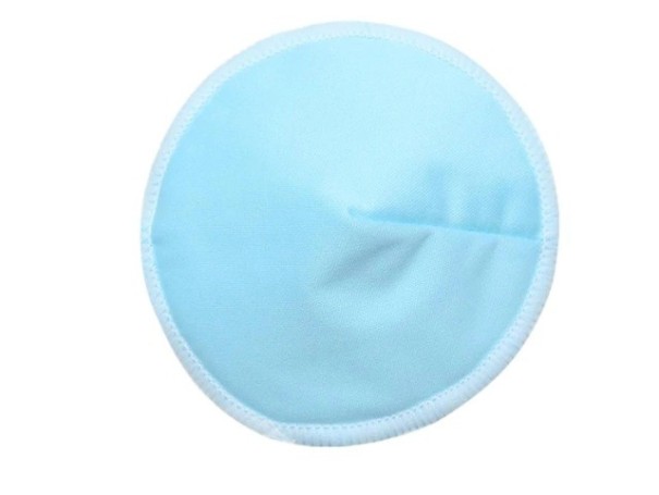 Almohadillas de algodón para el pecho - 14 uds. azul claro