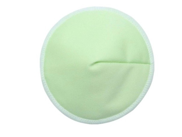 Almohadillas de algodón para el pecho - 14 uds. verde claro