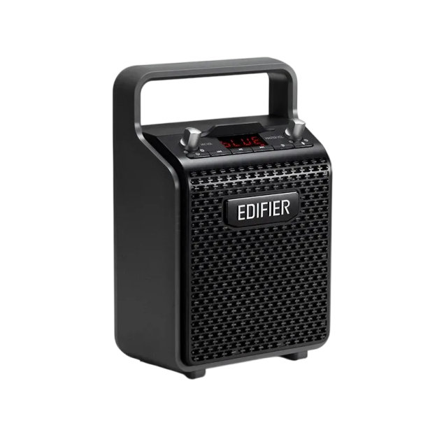 Altavoz Bluetooth portátil EDIFIER PP205 karaoke con soporte para micrófono USB y TF 8 h pantalla LED 16,5 x 9,3 x 24,2 cm negro exterior 1