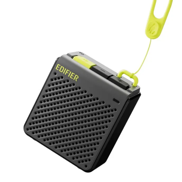 Altifalante Bluetooth 5.3 Portátil à Prova de Água para Campismo e Caminhadas Leve Altifalante Estéreo 8 Horas de Reprodução 500mAh verde-preto