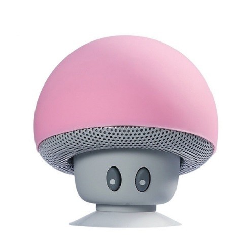 Altoparlante portatile wireless a forma di fungo J2780 rosa