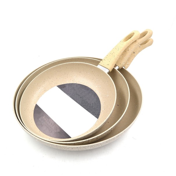 Aluminiumpanna med silikonhandtag