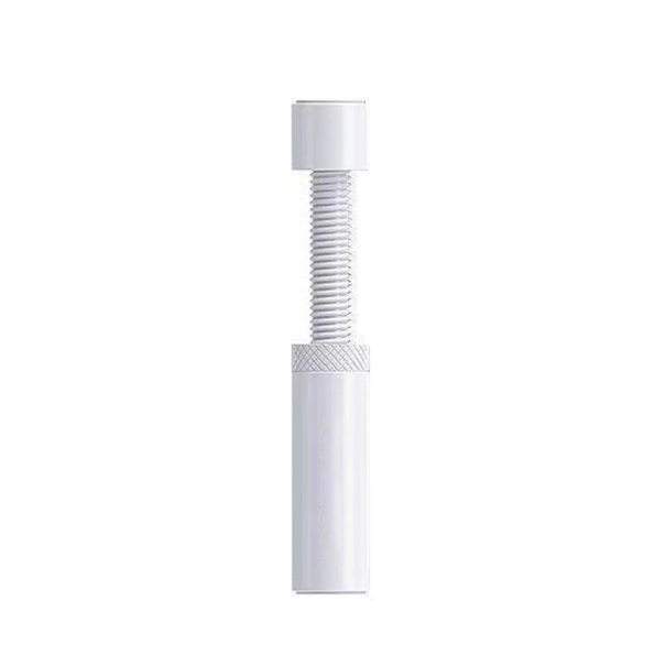Aluminiumstöd för grafikkort eller processor mot hängande med magnetisk bas och justerbar längd 4,9–8 cm vit