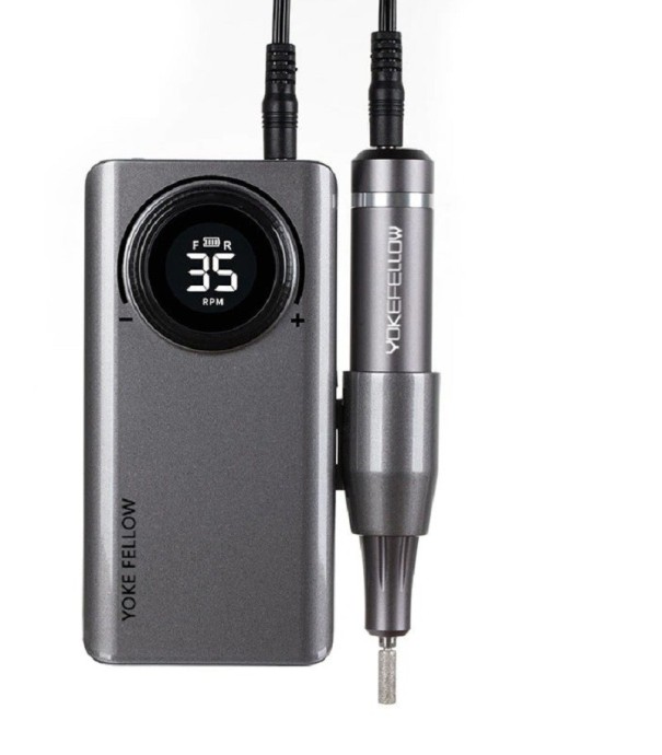 Amoladora de uñas portátil gris