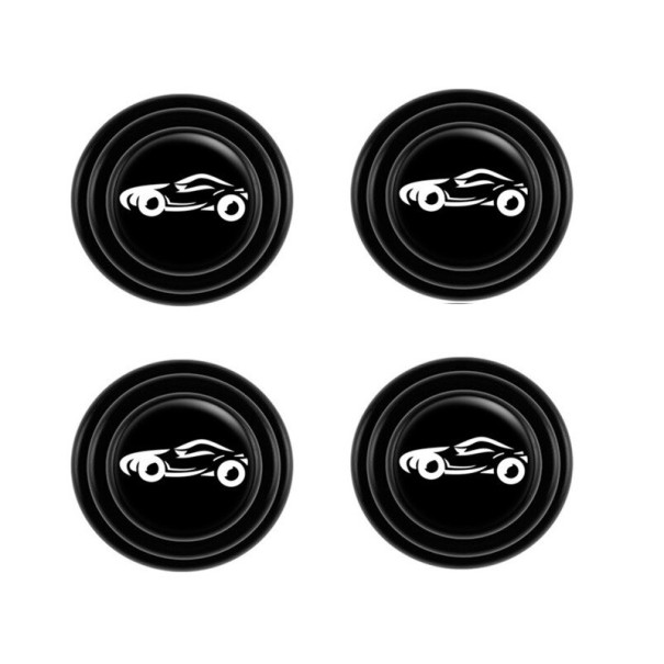 Amortisseur de chocs pour portes de voiture 4 pcs 4