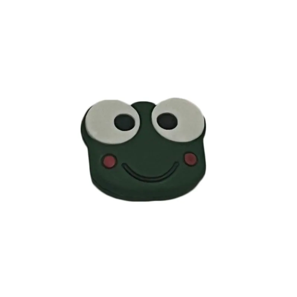 Amortisseur de vibrations pour raquette de tennis Accessoire antivibratoire en silicone avec motif de grenouille Accessoire de tennis original 1