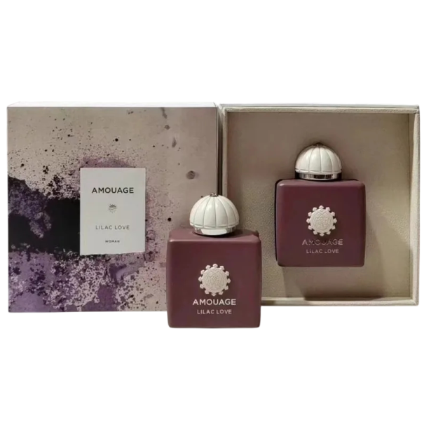 Amouage Lilac Love parfémovaná voda 100 ml unisex eau de parfum vůně heliotropu šeříku a vanilky vínová lahvička pro ženy i muže 1