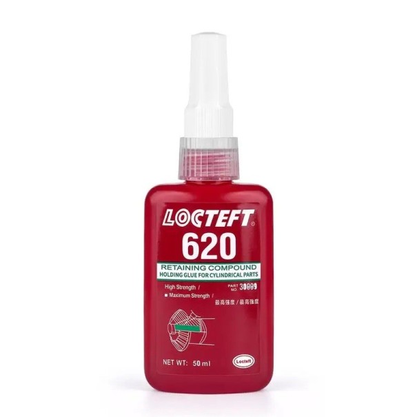 Anaeróbne lepidlo 620 50 ml vysoká pevnosť vysoká viskozita odolné teplotám do 200 °C valcové spoje puzdra, hriadele, ložiská 1