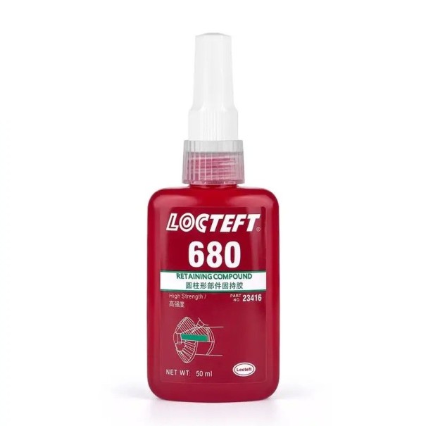 Anaeróbne lepidlo 680 50 ml vysoká pevnosť pre valcové spoje stredná viskozita opravy hriadeľov, pätiek, puzdier, odolné oleju 1