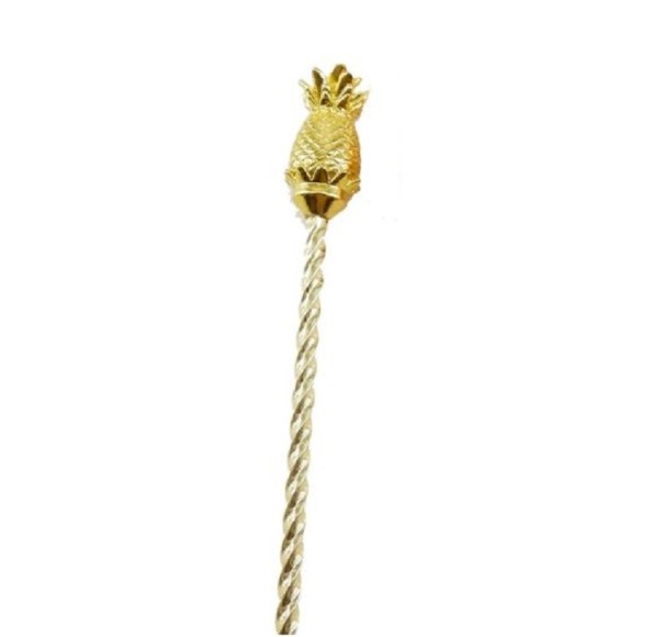 Ananas bar ske guld S