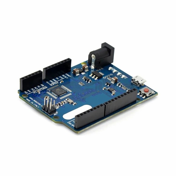 Αναπτυξιακή πλακέτα Leonardo R3 ATMEGA32U4 16MHz για Arduino χωρίς USB 20 ψηφιακές I/O ακίδες 12 αναλογικές είσοδοι 32KB μνήμη flash 1
