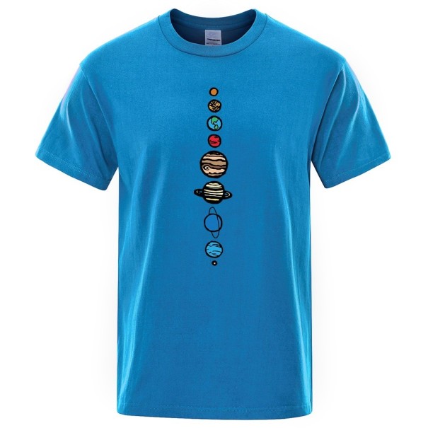 Ανδρικό T-shirt T2268 γαλάζιο M