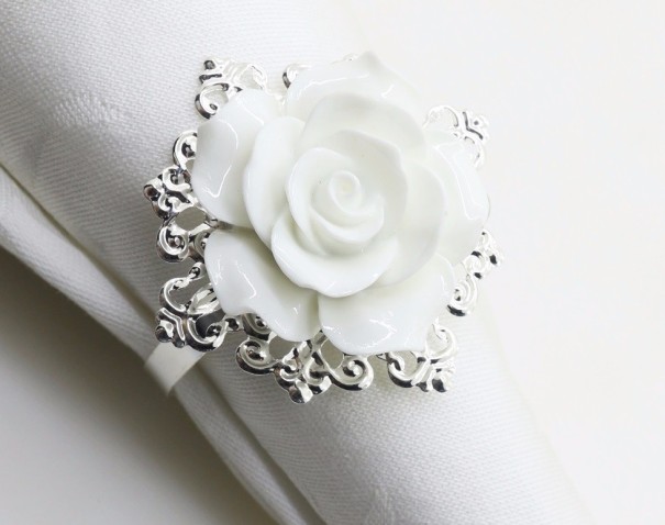 Anéis decorativos para guardanapos 6 pcs 1