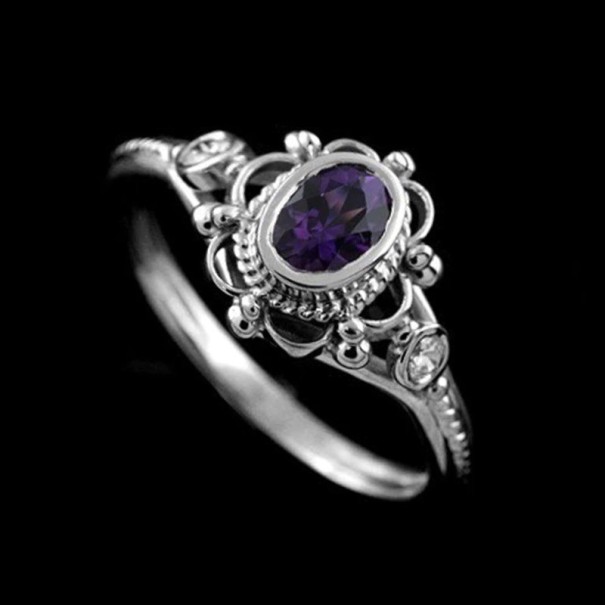 Anel D2155 roxo 6