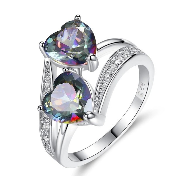 Anel feminino com coração D2271 10 1