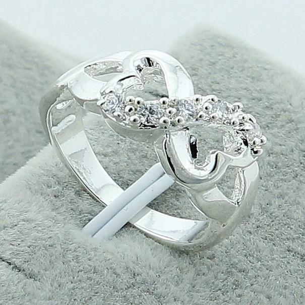 Anel feminino com infinito D1560 10